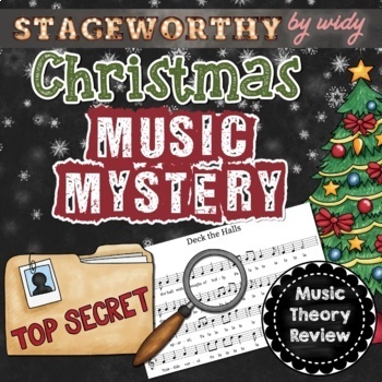 Preview of Music Class Christmas Activities - Christmas Carols Sub Plans Grade 4 5 6