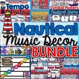 Music Class Decor BUNDLE - Nautical Theme
