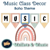 Music Class Decor Bundle - Boho Theme