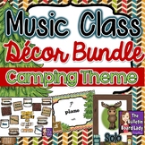 Music Class Decor Bundle - Camping Theme