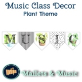 Music Class Decor Bundle - Plant Theme