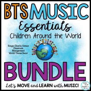 Music Class Essentials World Theme Bundle of Back to School Lessons