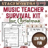Christmas Music Activities - Music Teacher's Holiday Survival Kit