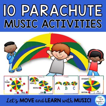 Preview of Parachute Movement Activities - Music, PE, All Classrooms