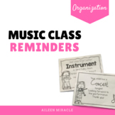 Music Class Reminders