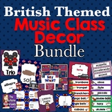 Music Class Room Decor - British Theme