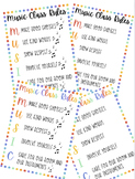 Music Class Rules Poster Bundle