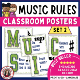 Music Rules - Music Bulletin Boards -Music Posters - Music