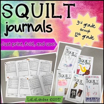 Preview of SQUILT Music Listening Journals