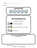 Music Class THINK Sheet