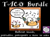 Music Classroom Decor Bundle:  Let's TACO 'bout Music