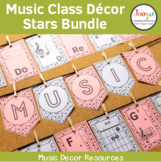 Music Classroom Decor Bundle - Stars Background