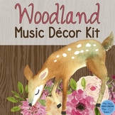 Music Classroom Decor Bundle: Woodland / Forest