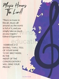 Music Classroom Decor, Christian Music Poster