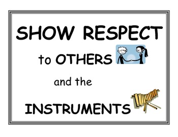 Preview of Music Classroom Expectations/Rules