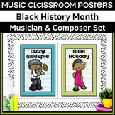 Music Classroom Posters | Black History Month