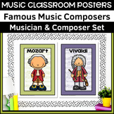 Music Classroom Posters | Famous Music Composers