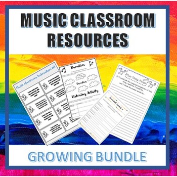 Preview of Music Classroom Resource Bundle