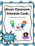 Music Classroom Schedule Cards