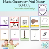 Music Classroom Wall Decor Mega-Bundle:Double Line Design