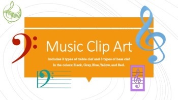 Preview of Music Clip Art (Set B)