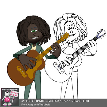 free rock music clipart color