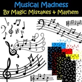 Music Clipart; Musical Madness {MMM Clipart}