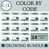Music Color By Code Growing Bundle