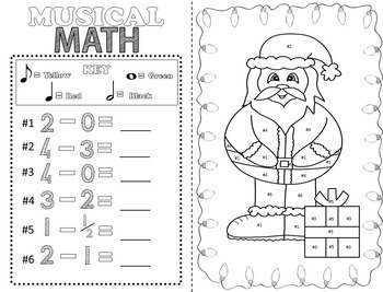 Christmas Music Coloring Sheets (16 Christmas Music Activities) by ...
