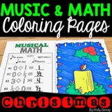 Christmas Music Coloring Sheets (Music & Math Christmas Mu
