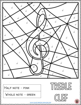 music coloring page