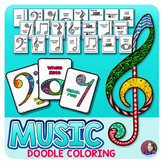Music Coloring Pages (Music Notes)
