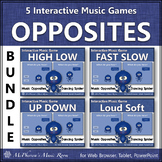 Music Opposites ~ Interactive Music Games Bundle {Spider}