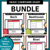 Music Composer Worksheets Bundle
