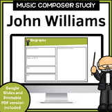 Music Composer Worksheets | John Williams