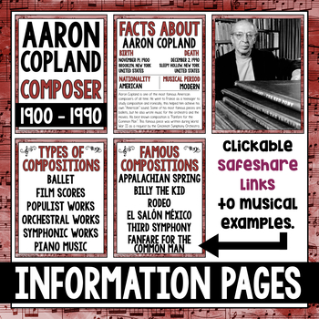 aaron copland facts