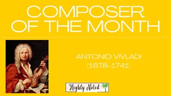 Preview of Music Composer of the Month - Antonio Vivaldi
