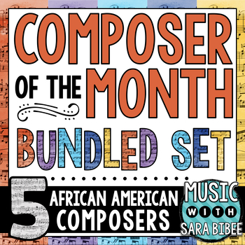 Preview of Music Composer of the Month: Bundle - African American Composers