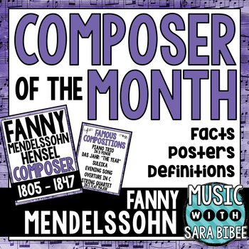 Preview of Music Composer of the Month: Fanny Mendelssohn