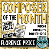 Music Composer of the Month: Florence Price Bulletin Board Pack
