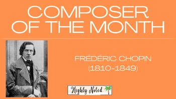 Preview of Music Composer of the Month - Frédéric Chopin