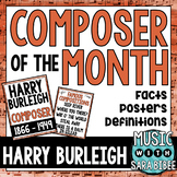 Music Composer of the Month: Harry Burleigh Bulletin Board Pack