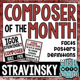Music Composer of the Month: Igor Stravinsky Bulletin Board Pack