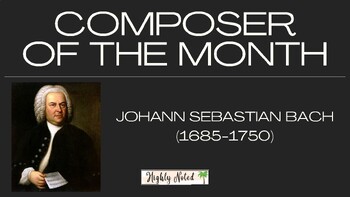 Preview of Music Composer of the Month - Johann Sebastian Bach