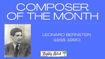 Preview of Music Composer of the Month - Leonard Bernstein