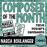 Music Composer of the Month: Nadia Boulanger- Bulletin Board Pack