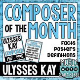 Music Composer of the Month: Ulysses Kay Bulletin Board Pack