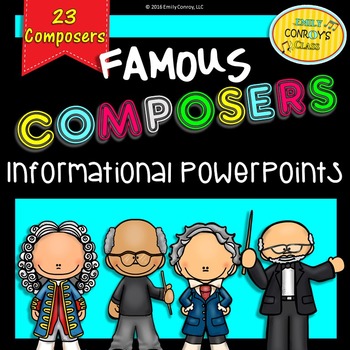 Preview of Great Composers (Informational Music PowerPoints on Famous Composers)