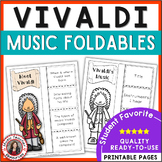 Music Composer Worksheets - VIVALDI Biography Research and