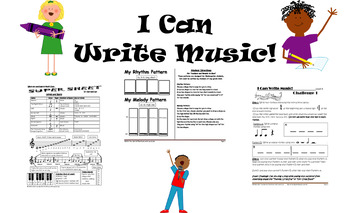 Preview of I Can Write Music! Project Bundle